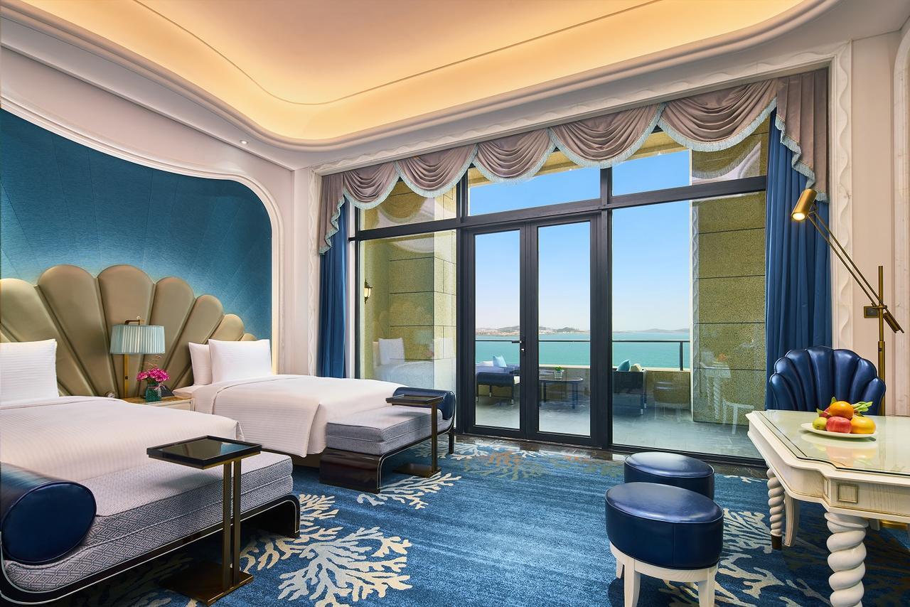 Готель Wanda Vista Qingdao Movie Metropolis Екстер'єр фото