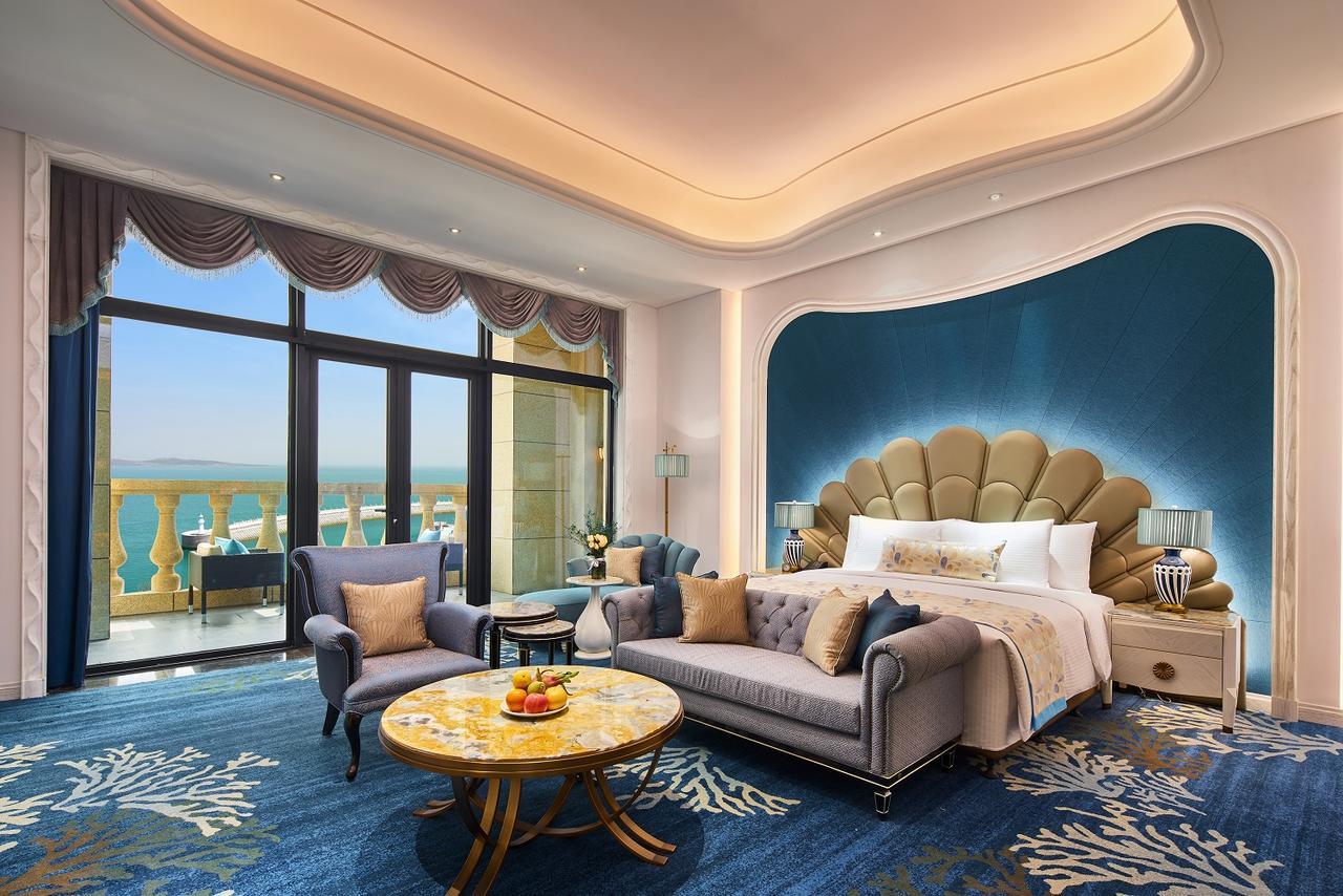 Готель Wanda Vista Qingdao Movie Metropolis Екстер'єр фото