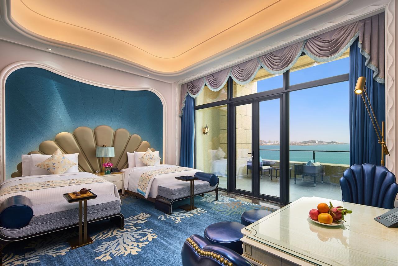 Готель Wanda Vista Qingdao Movie Metropolis Екстер'єр фото