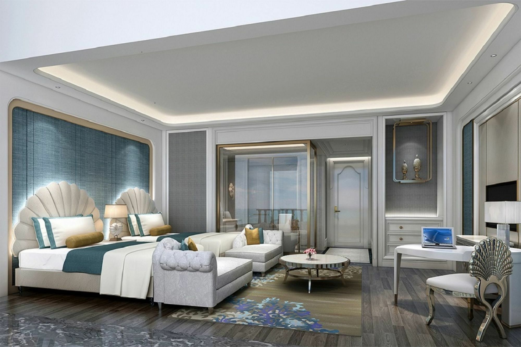 Готель Wanda Vista Qingdao Movie Metropolis Екстер'єр фото