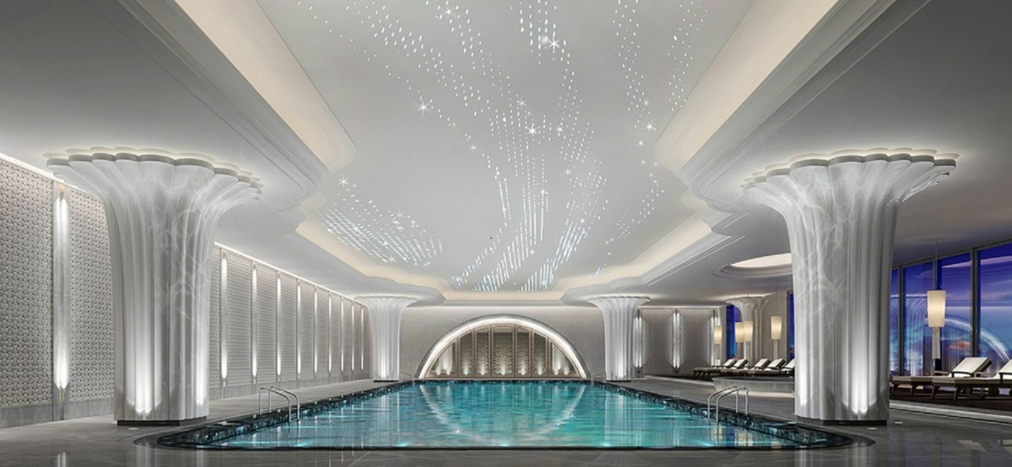 Готель Wanda Vista Qingdao Movie Metropolis Екстер'єр фото